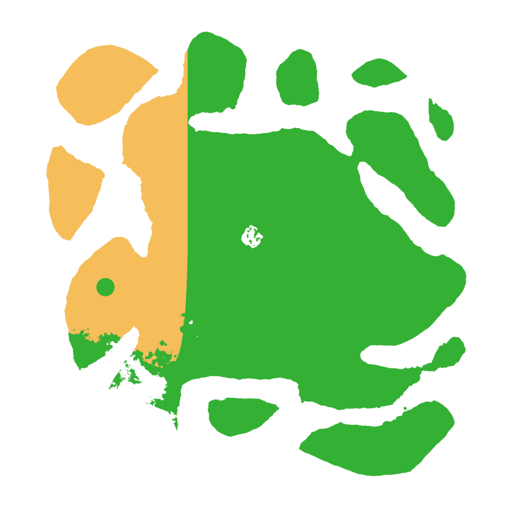 Biome Rust Map: Barren, Size: 3700, Seed: 1663839452