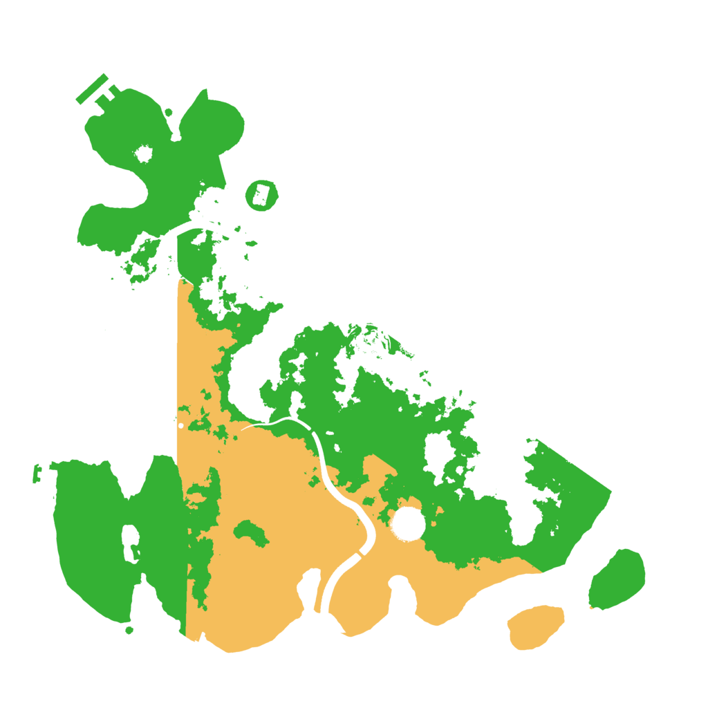 Biome Rust Map: Procedural Map, Size: 3700, Seed: 1868757550