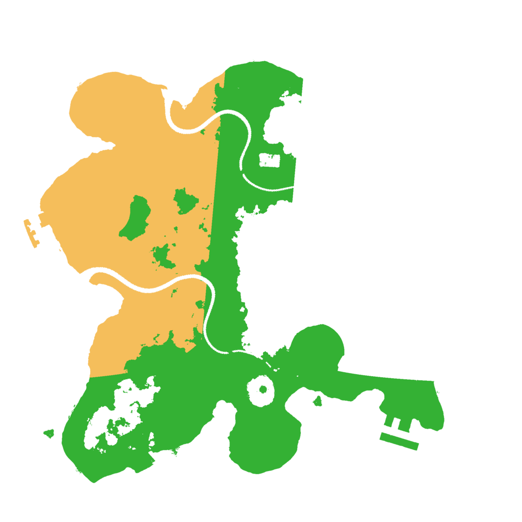 Biome Rust Map: Procedural Map, Size: 2700, Seed: 142328303