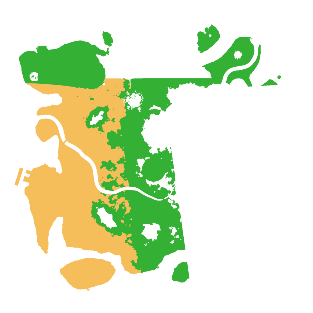 Biome Rust Map: Procedural Map, Size: 3500, Seed: 1484623876