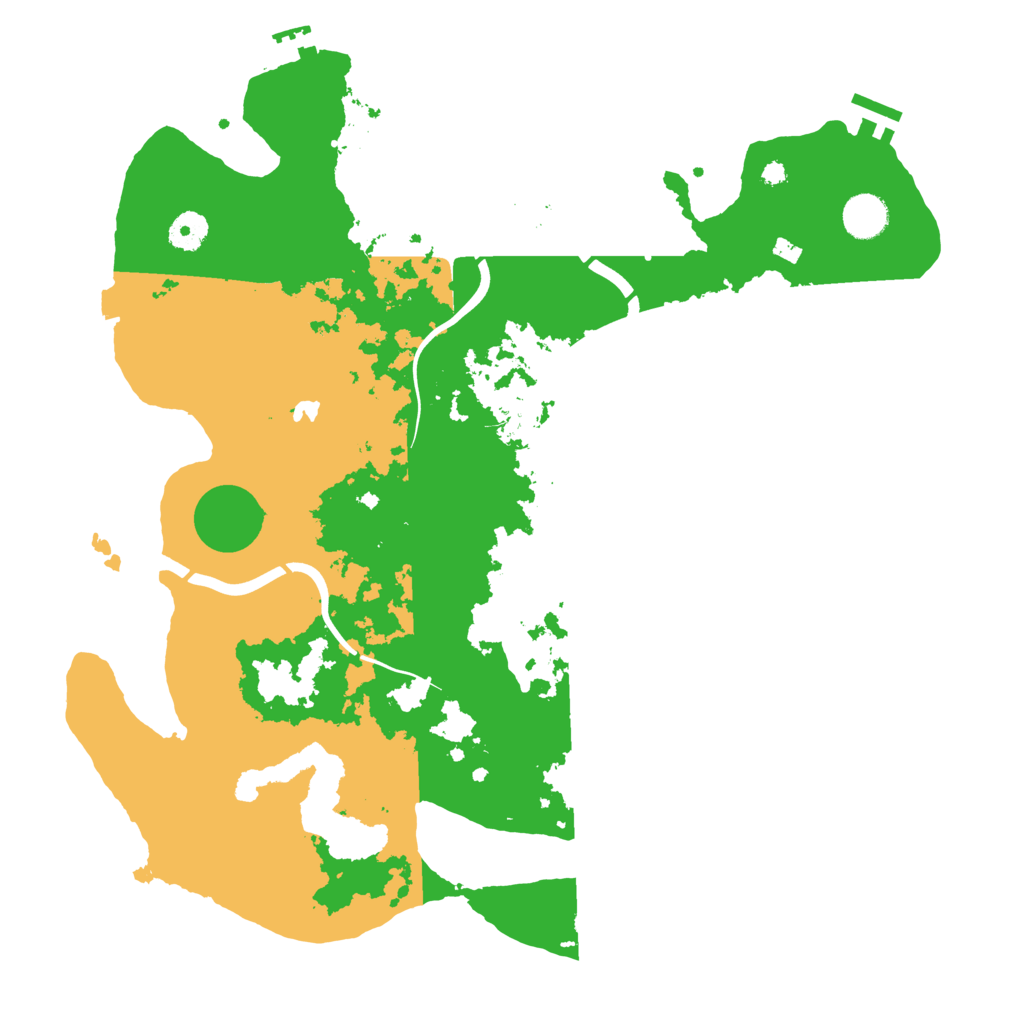 Biome Rust Map: Procedural Map, Size: 4000, Seed: 452798519