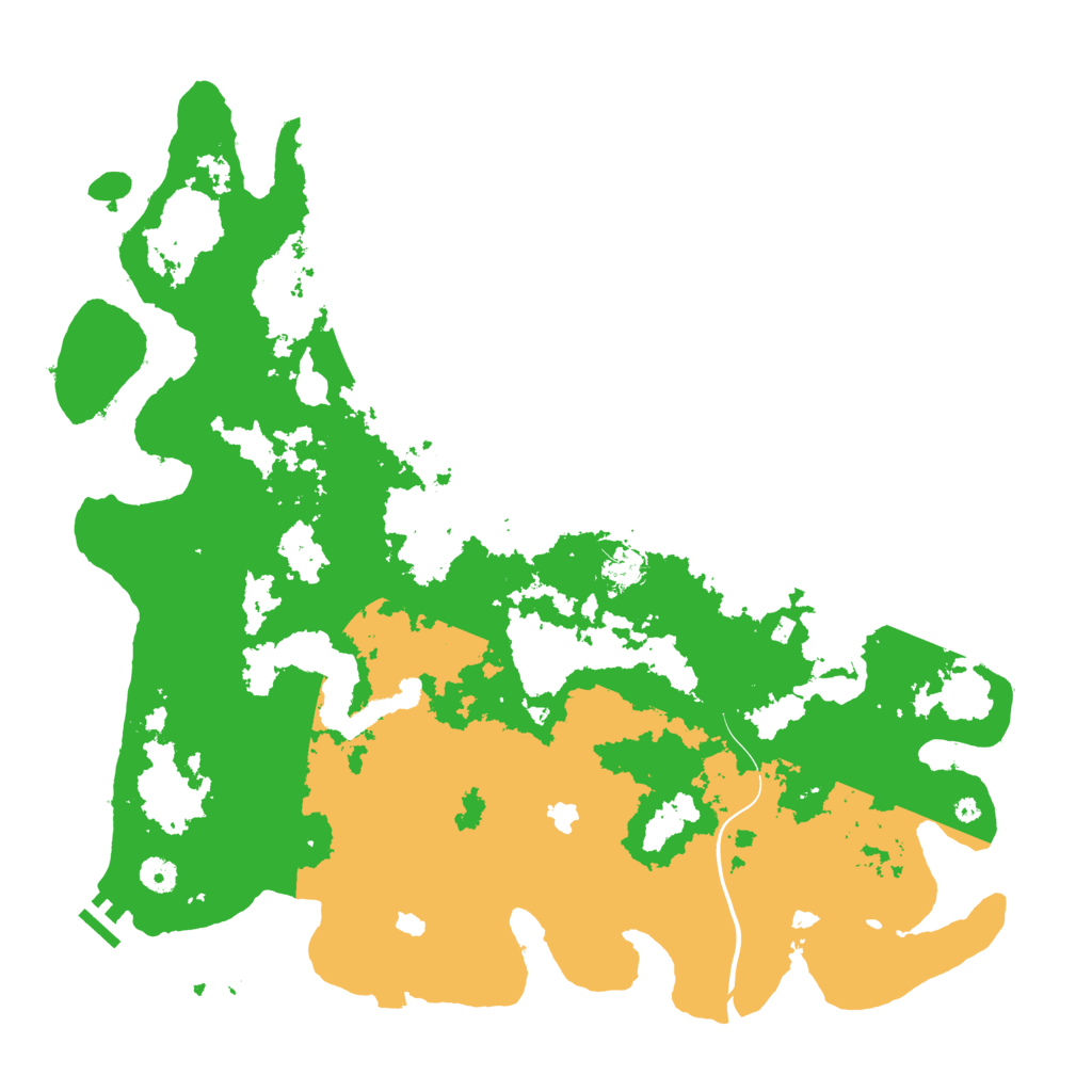 Biome Rust Map: Procedural Map, Size: 4500, Seed: 717190841