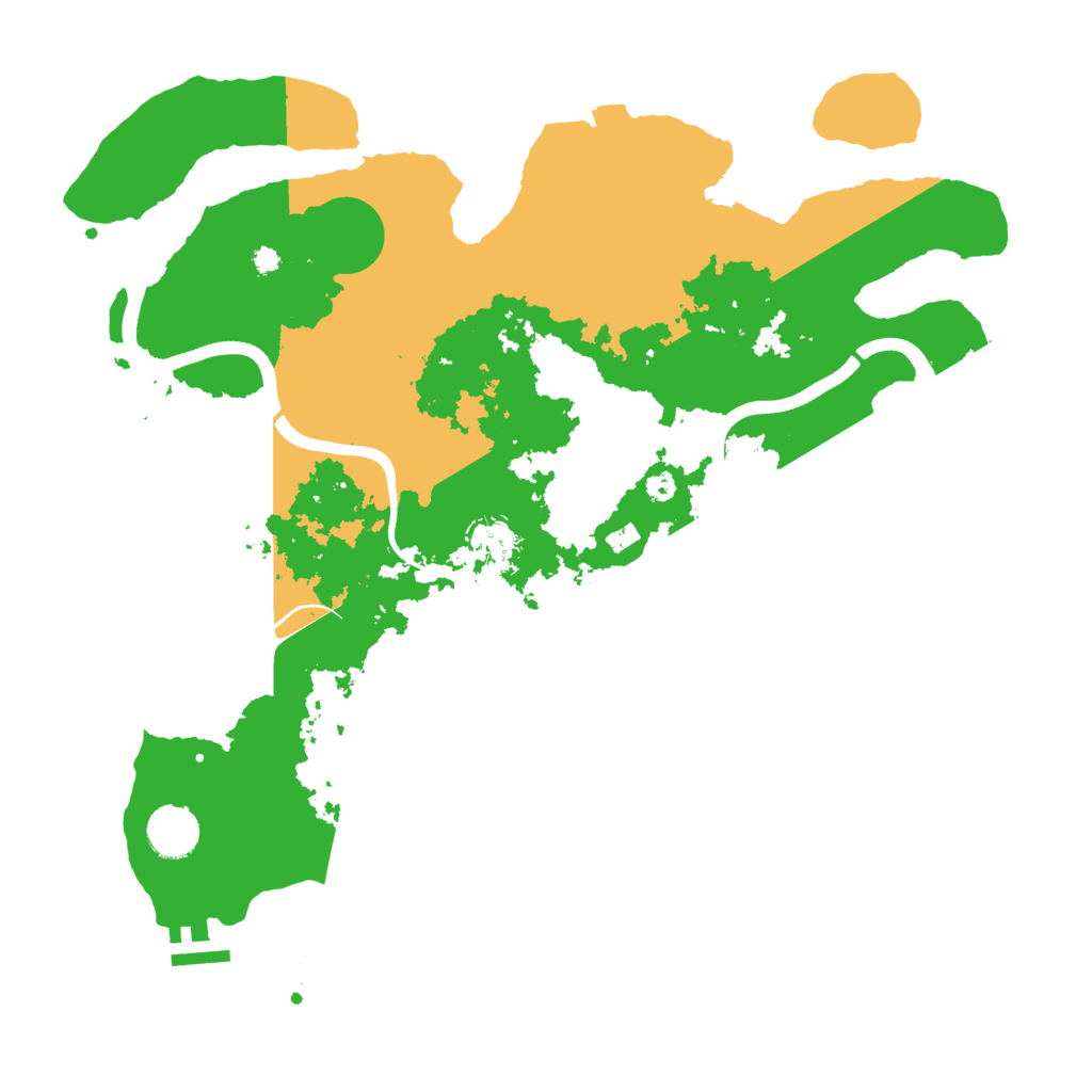 Biome Rust Map: Procedural Map, Size: 3750, Seed: 238277491
