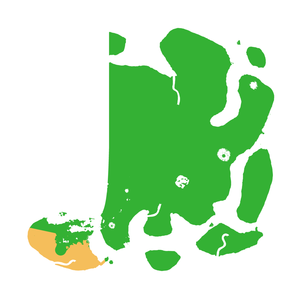 Biome Rust Map: Procedural Map, Size: 3500, Seed: 1310