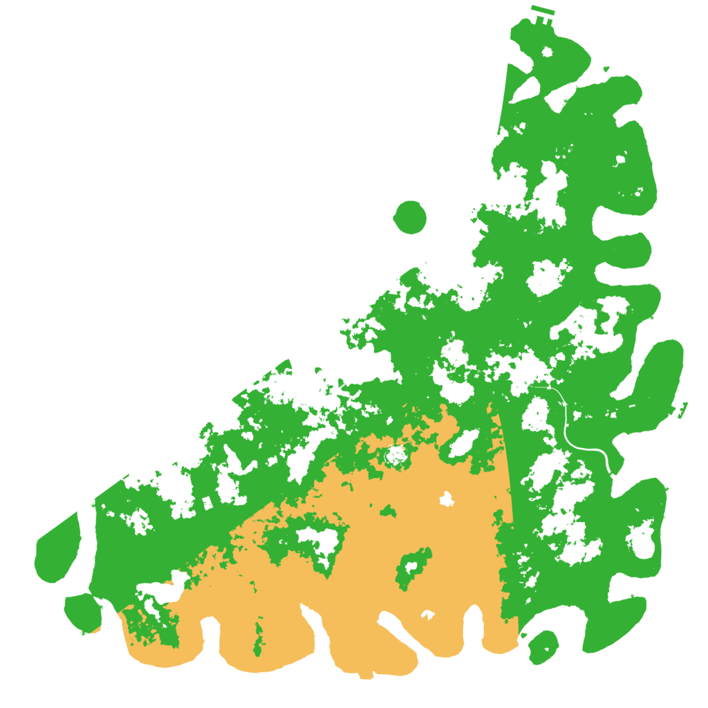 Biome Rust Map: Procedural Map, Size: 6000, Seed: 723197