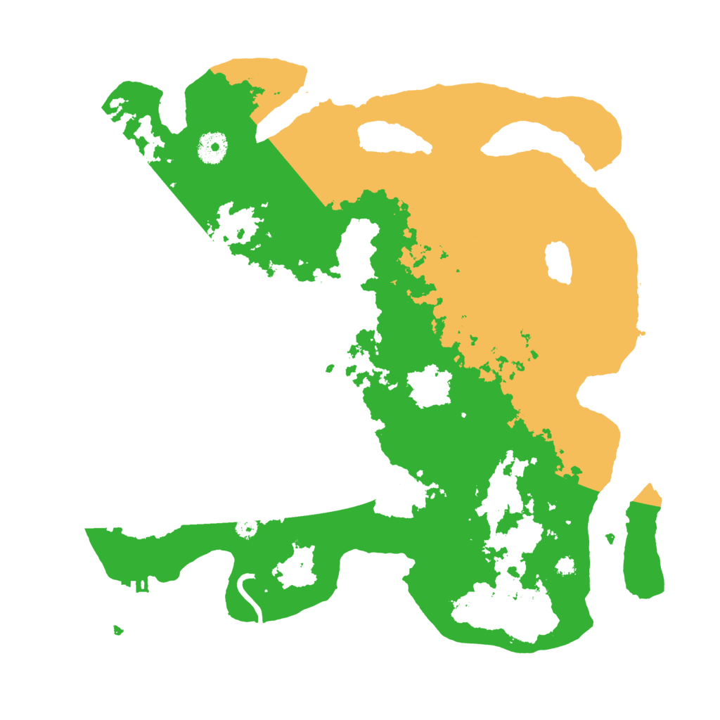 Biome Rust Map: Procedural Map, Size: 3500, Seed: 577771921