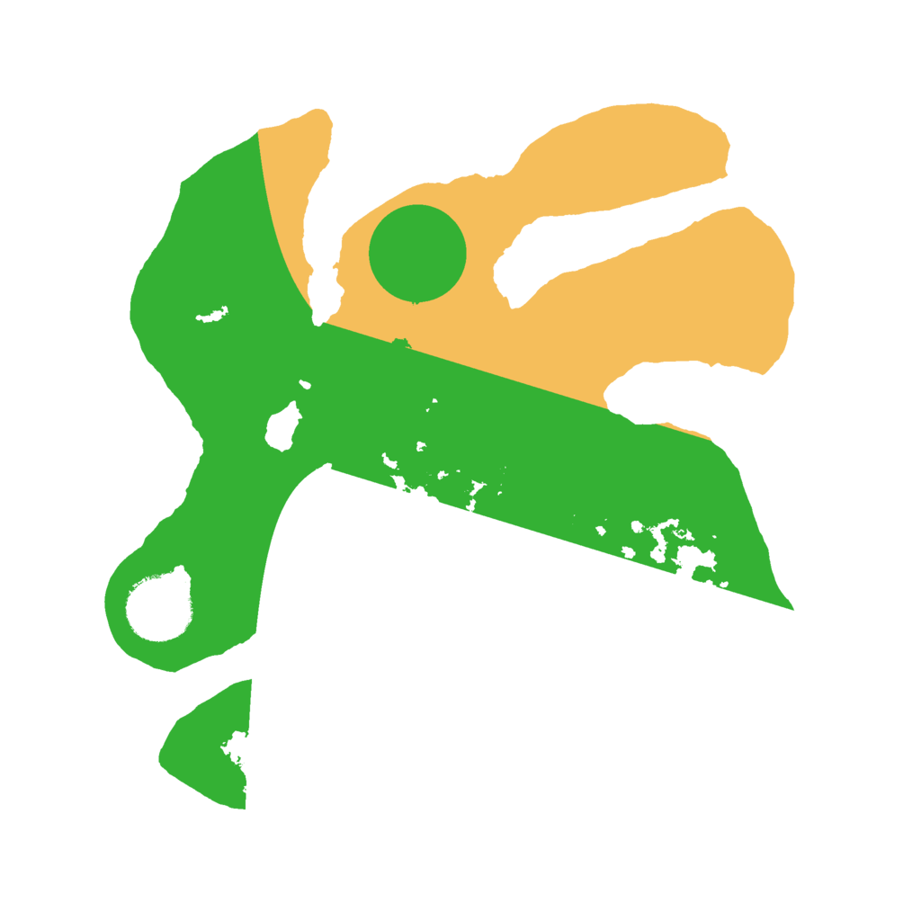 Biome Rust Map: Barren, Size: 2500, Seed: 264097