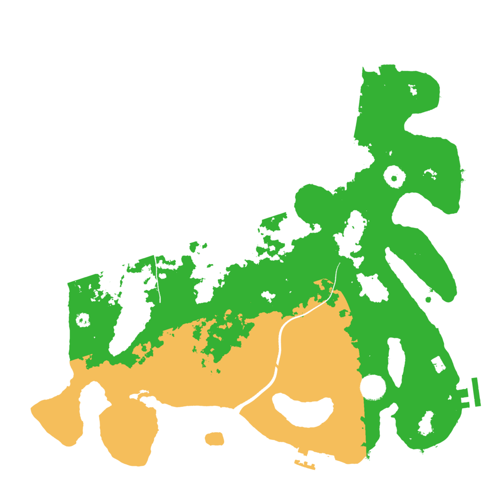 Biome Rust Map: Procedural Map, Size: 3500, Seed: 89701530