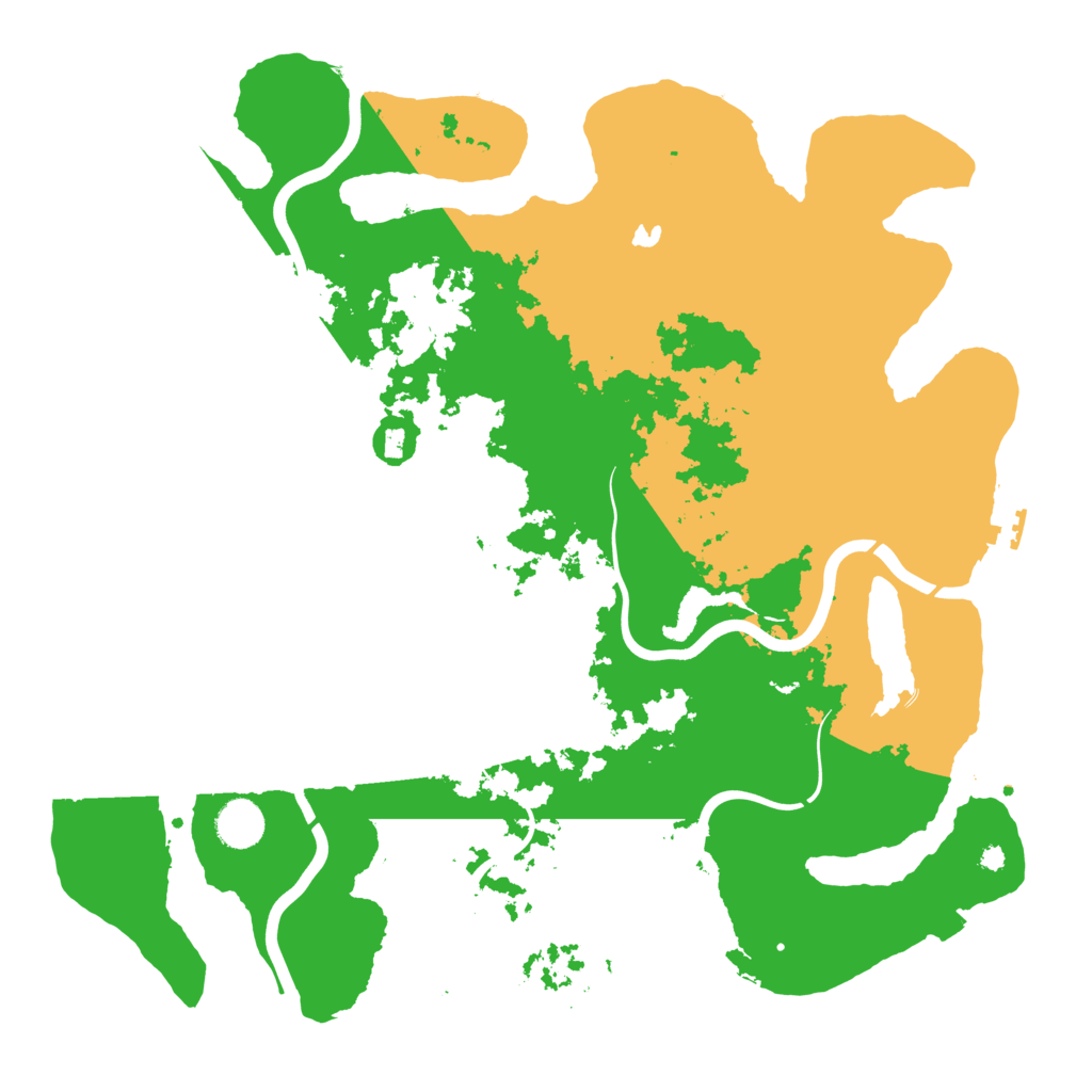 Biome Rust Map: Procedural Map, Size: 4000, Seed: 724749