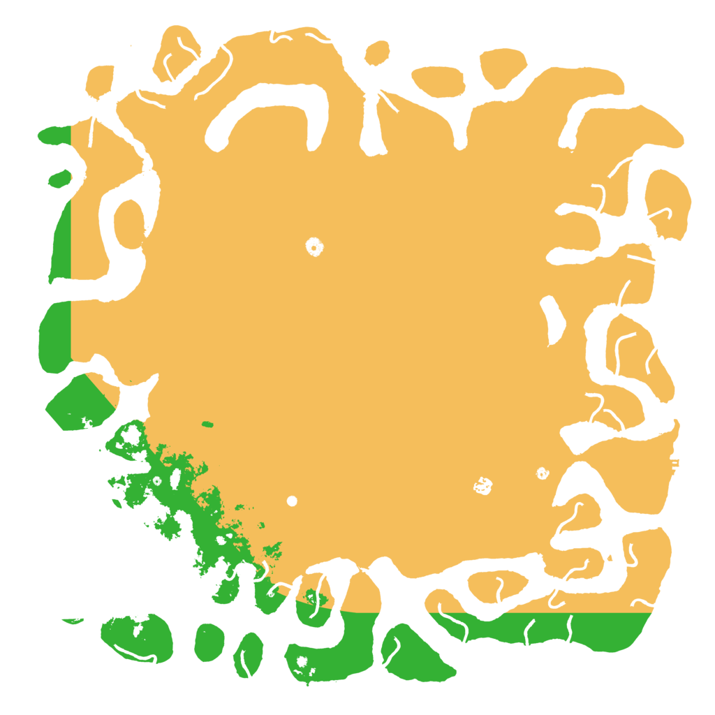 Biome Rust Map: Procedural Map, Size: 6000, Seed: 87877442