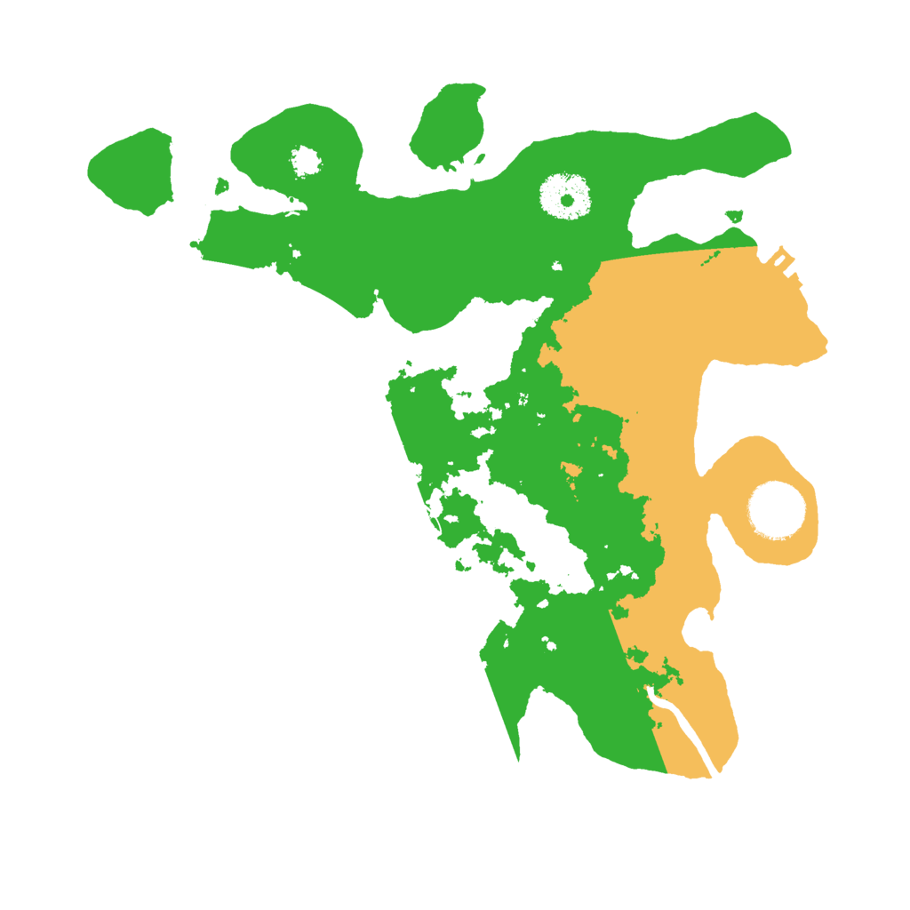 Biome Rust Map: Procedural Map, Size: 2800, Seed: 2139198367