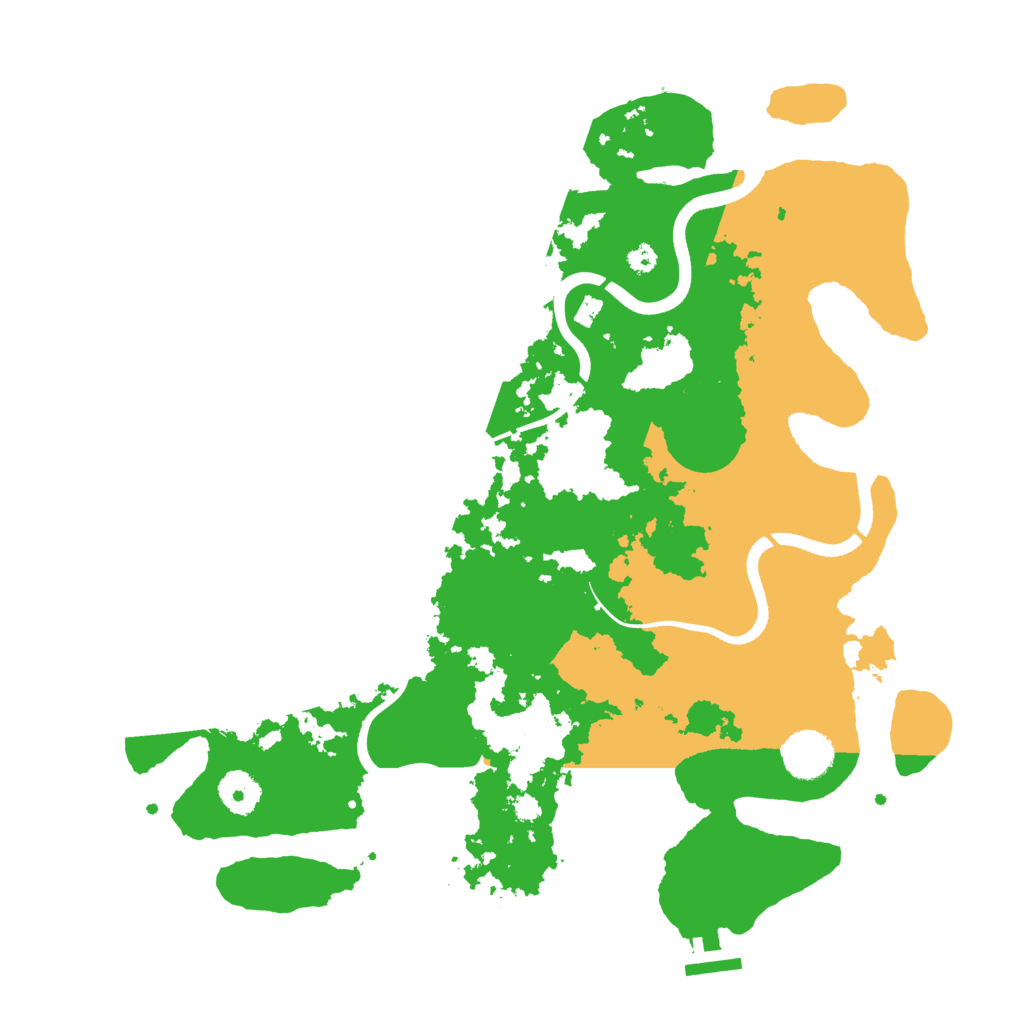 Biome Rust Map: Procedural Map, Size: 3650, Seed: 541333599