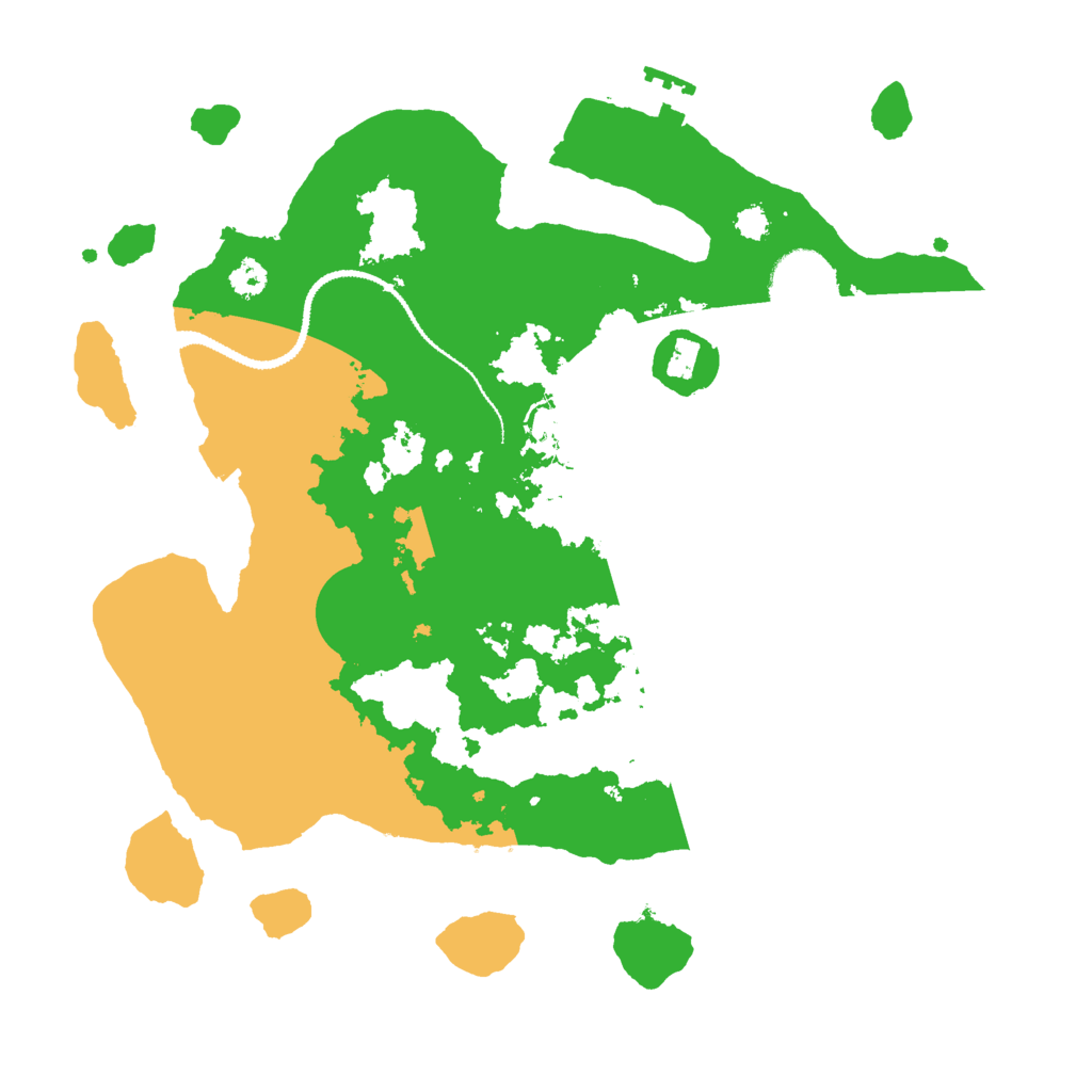 Biome Rust Map: Procedural Map, Size: 3000, Seed: 33962264