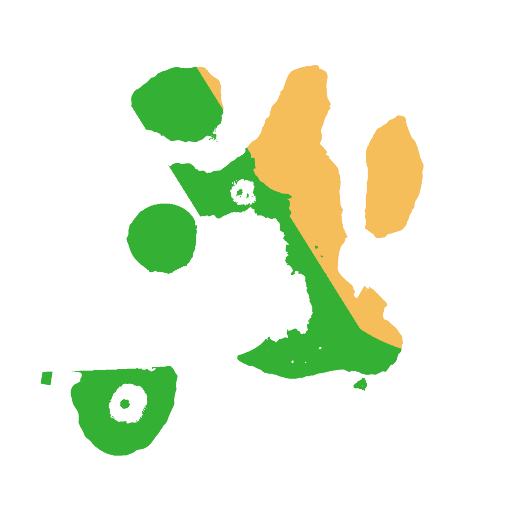 Biome Rust Map: Procedural Map, Size: 2000, Seed: 35413