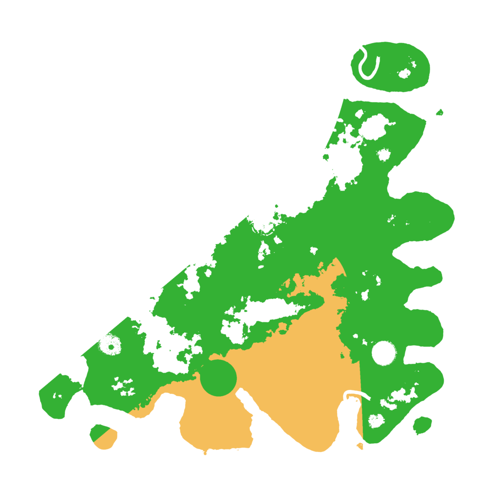 Biome Rust Map: Procedural Map, Size: 3600, Seed: 23201