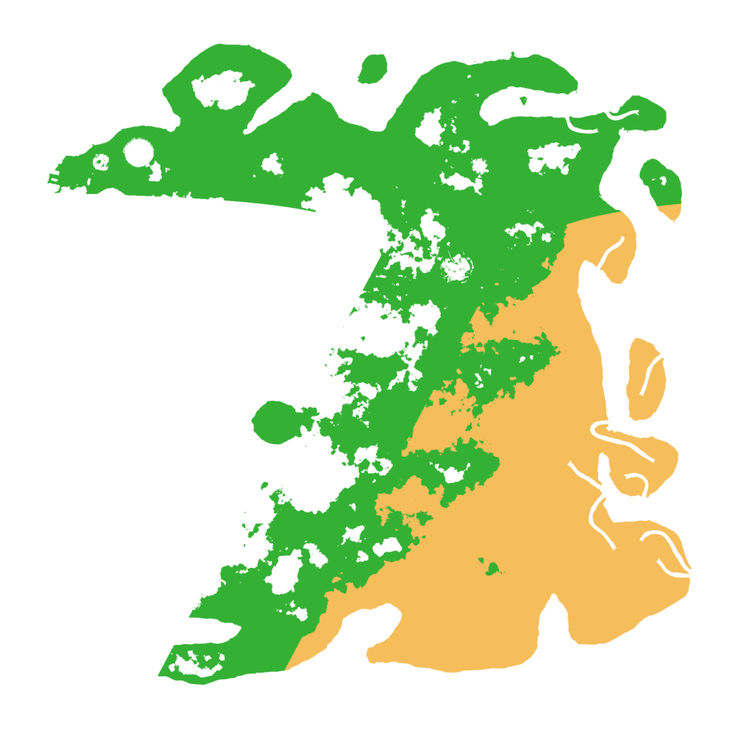 Biome Rust Map: Procedural Map, Size: 4500, Seed: 557955505