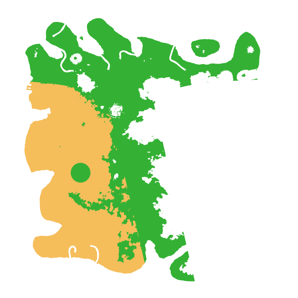 Biome Rust Map: Procedural Map, Size: 4000, Seed: 66612345