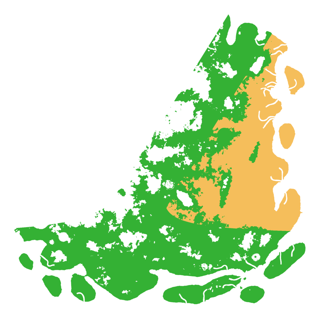 Biome Rust Map: Procedural Map, Size: 6000, Seed: 34521