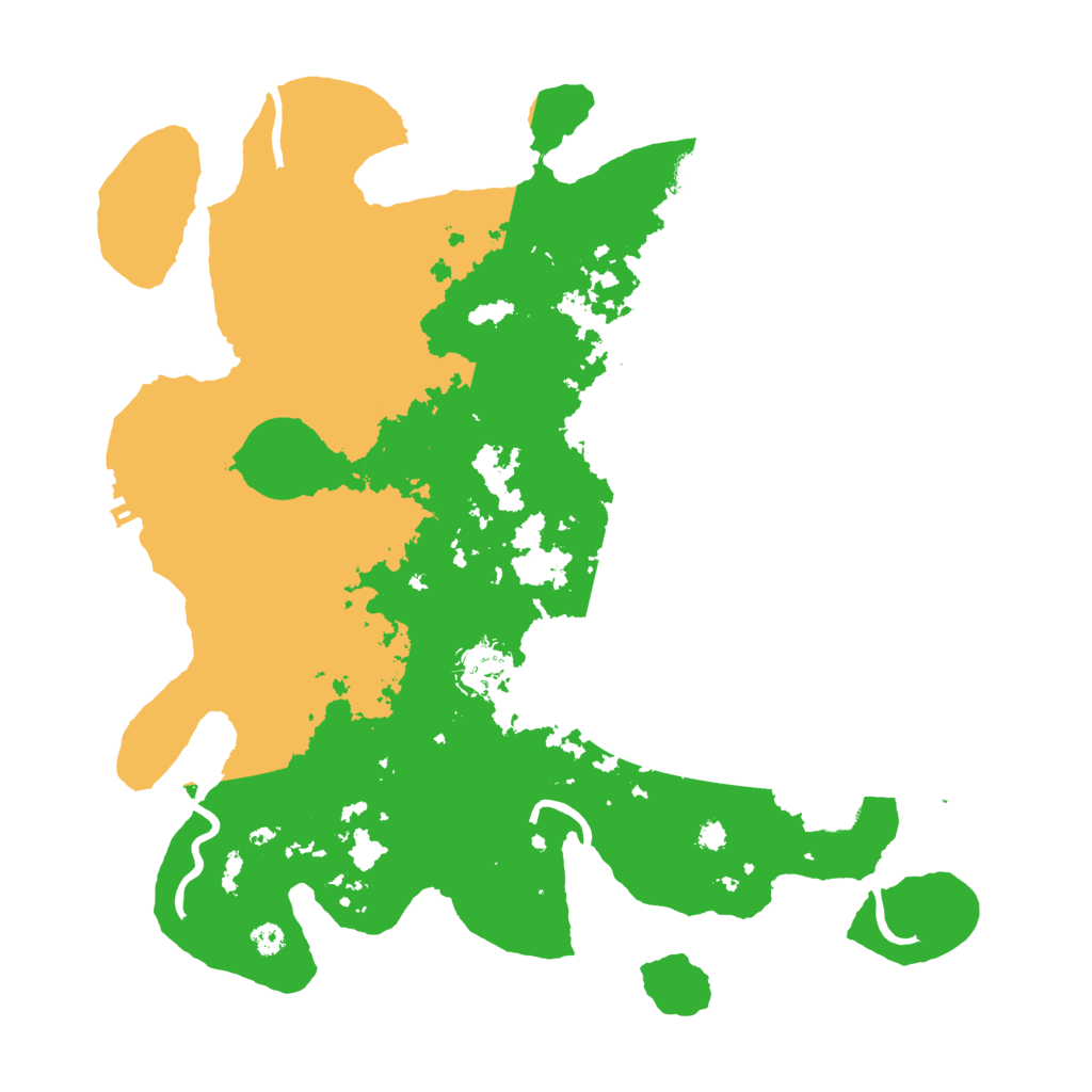 Biome Rust Map: Procedural Map, Size: 3500, Seed: 565110904