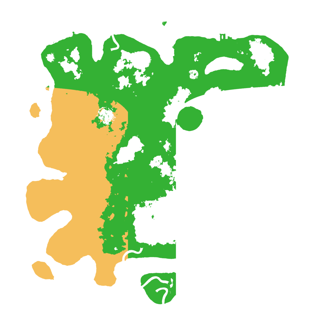 Biome Rust Map: Procedural Map, Size: 3500, Seed: 1446976713