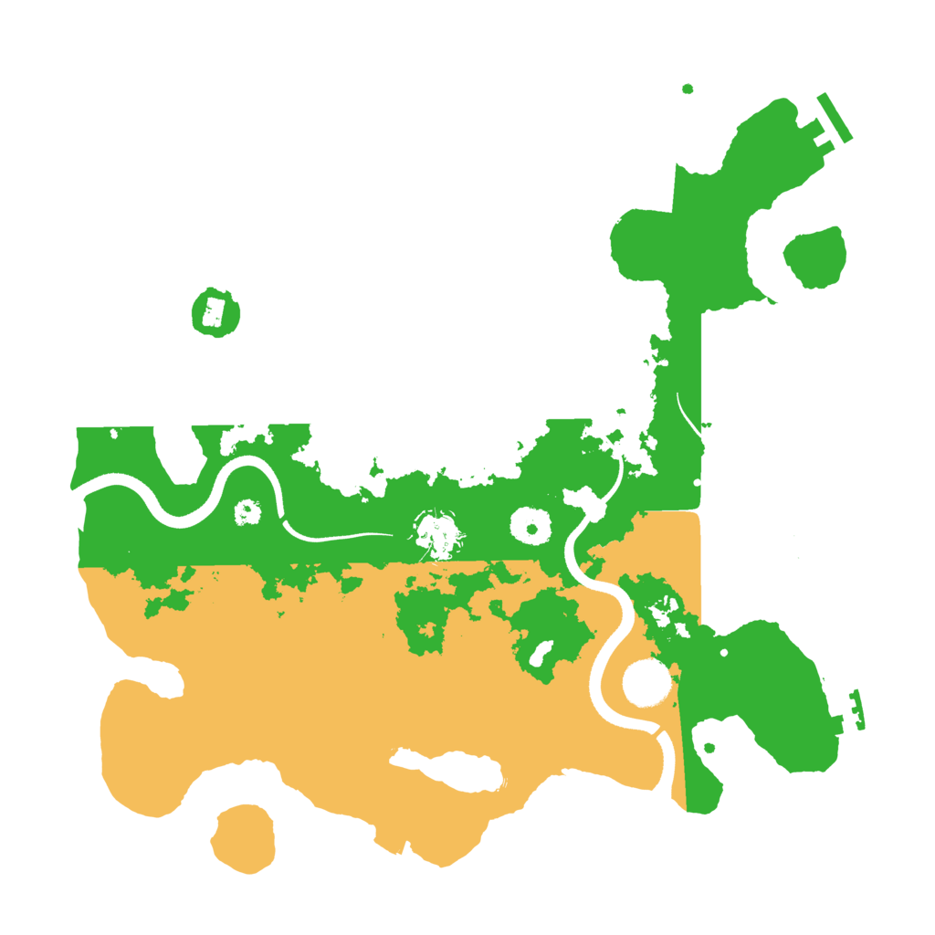 Biome Rust Map: Procedural Map, Size: 3500, Seed: 1093284085
