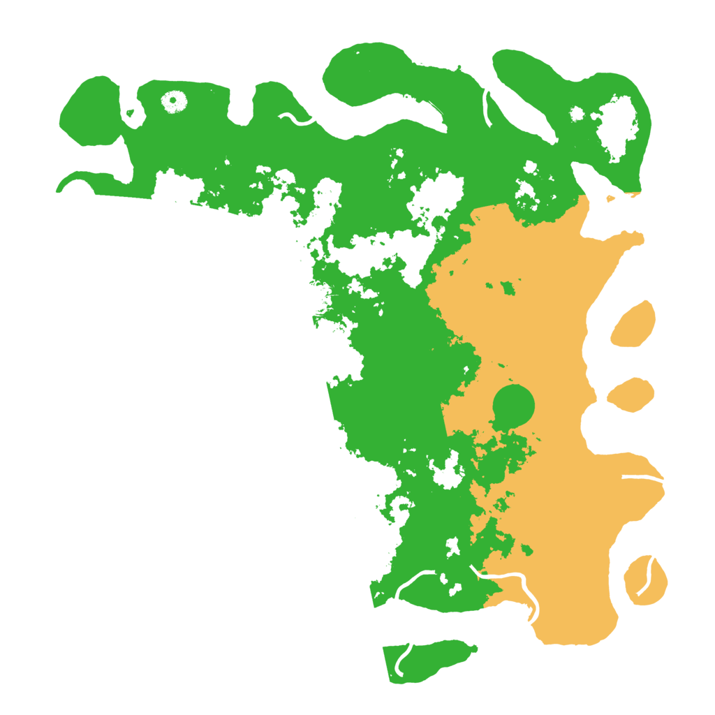 Biome Rust Map: Procedural Map, Size: 4500, Seed: 1561668864
