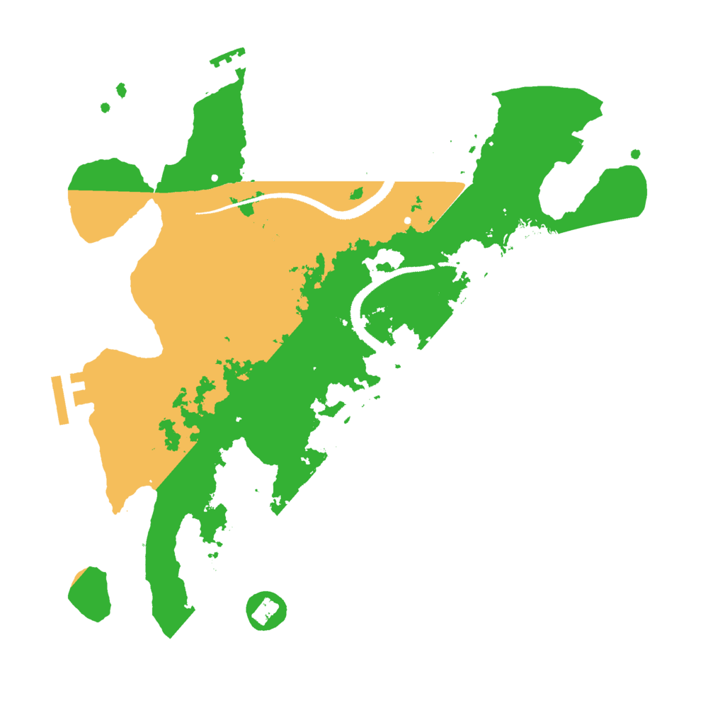 Biome Rust Map: Procedural Map, Size: 3000, Seed: 42169