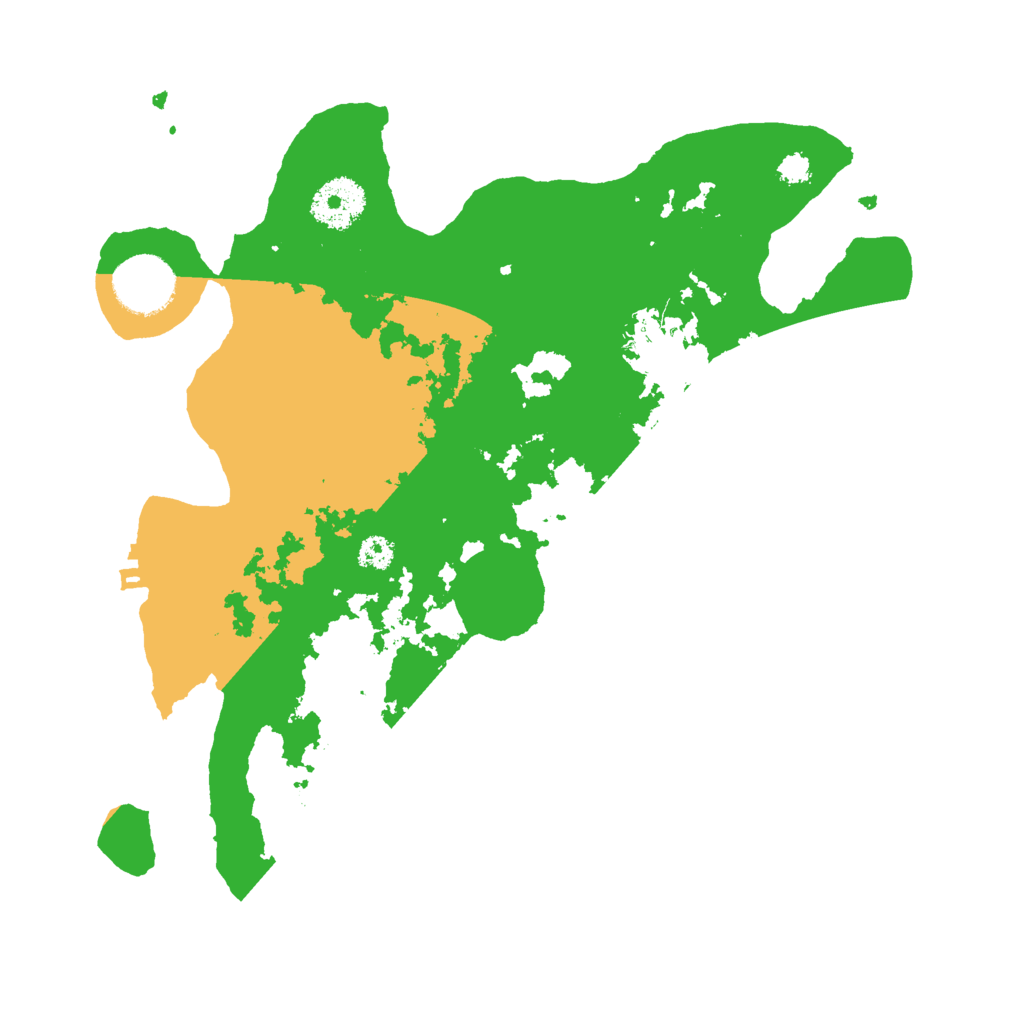 Biome Rust Map: Procedural Map, Size: 3000, Seed: 42169