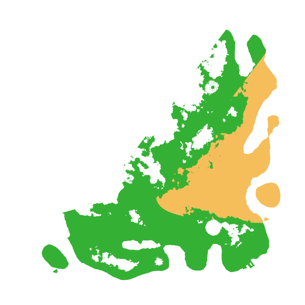 Biome Rust Map: Procedural Map, Size: 3500, Seed: 2024639579