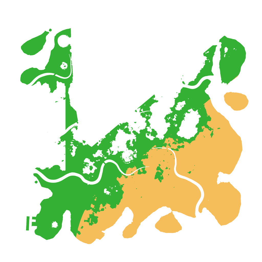Biome Rust Map: Procedural Map, Size: 3750, Seed: 13298