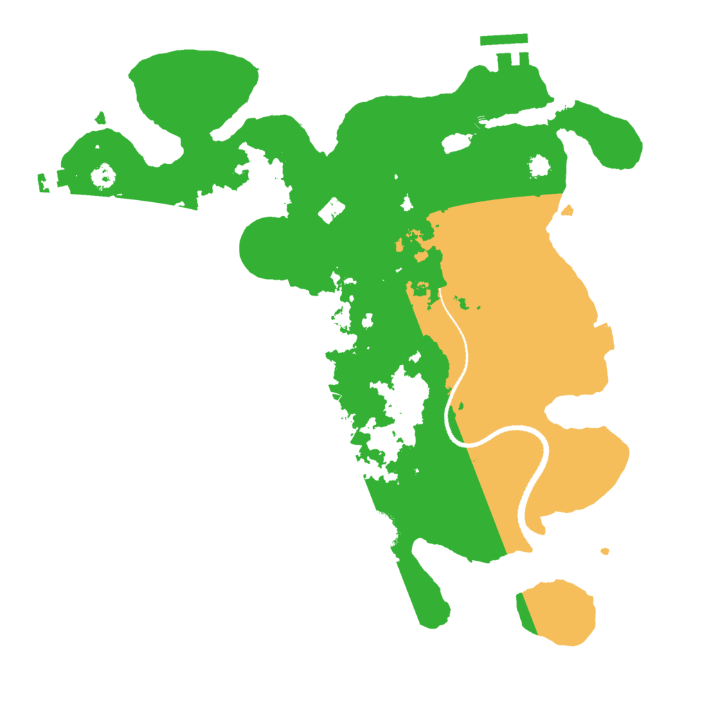 Biome Rust Map: Procedural Map, Size: 3000, Seed: 60000