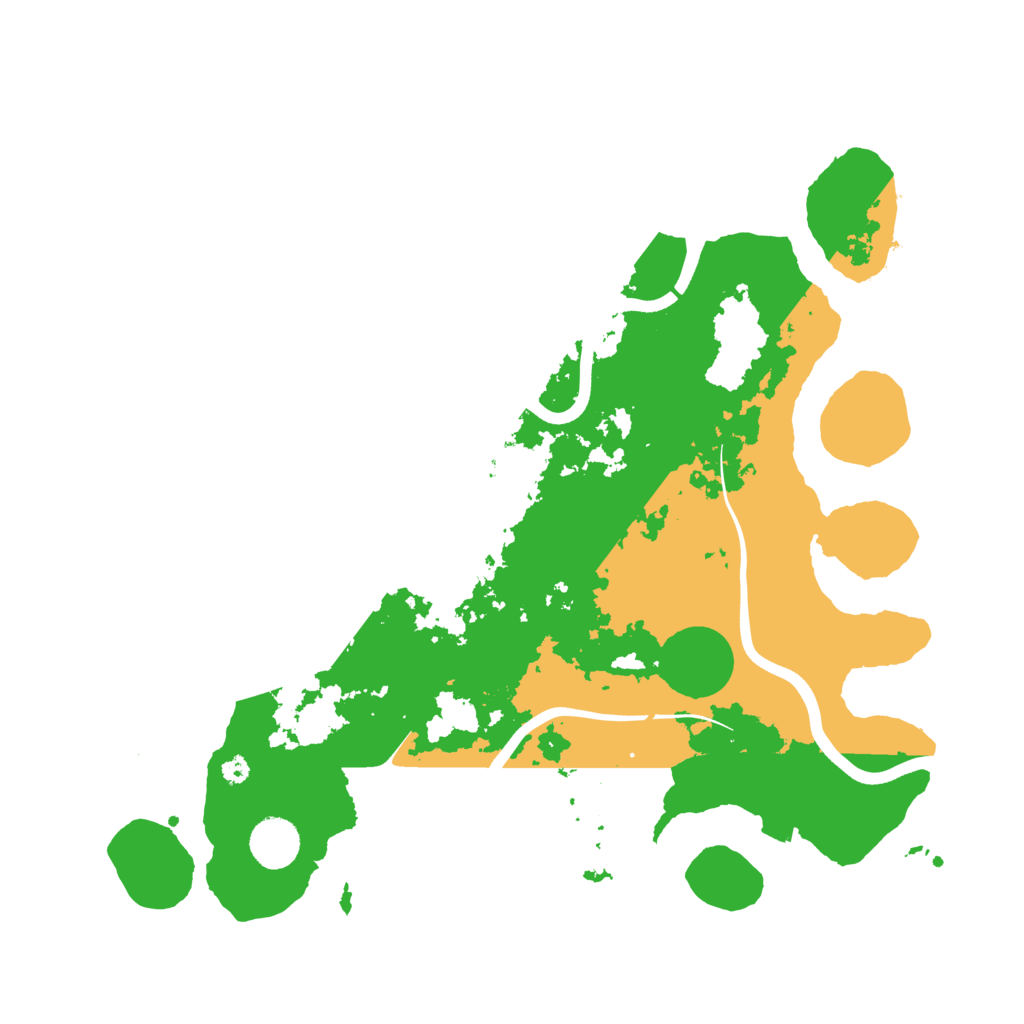 Biome Rust Map: Procedural Map, Size: 3800, Seed: 75924852