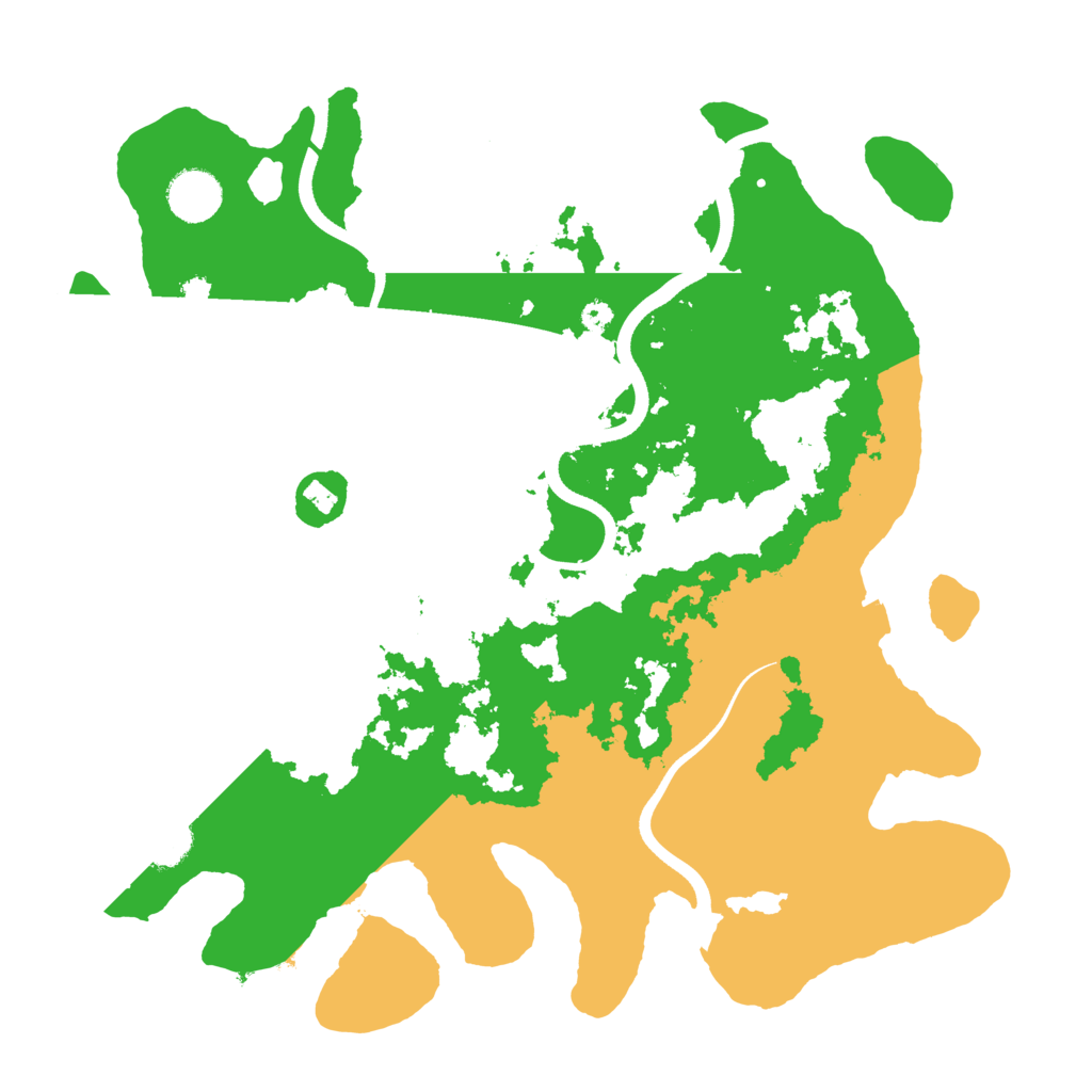 Biome Rust Map: Procedural Map, Size: 3600, Seed: 453878933
