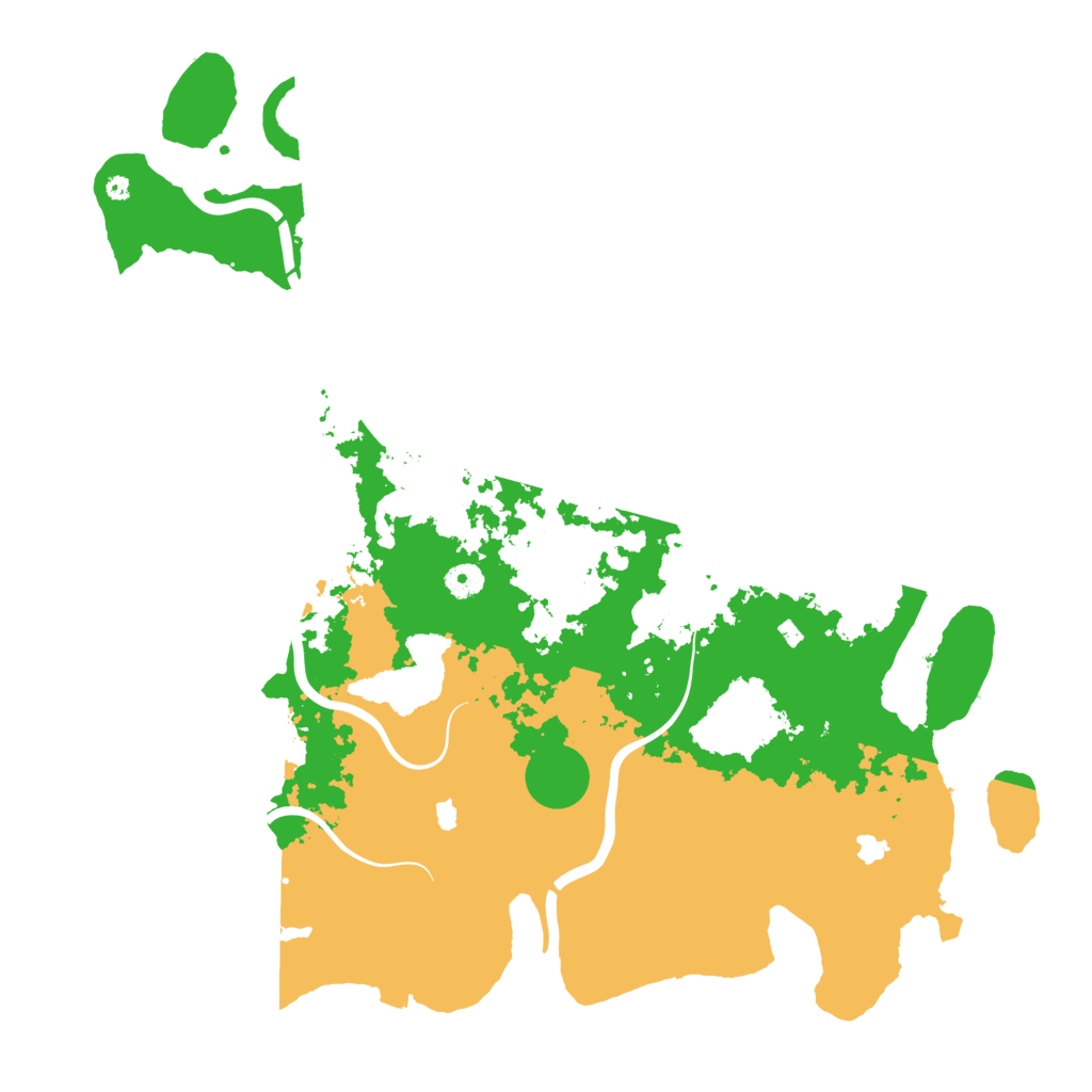 Biome Rust Map: Procedural Map, Size: 4500, Seed: 497601918