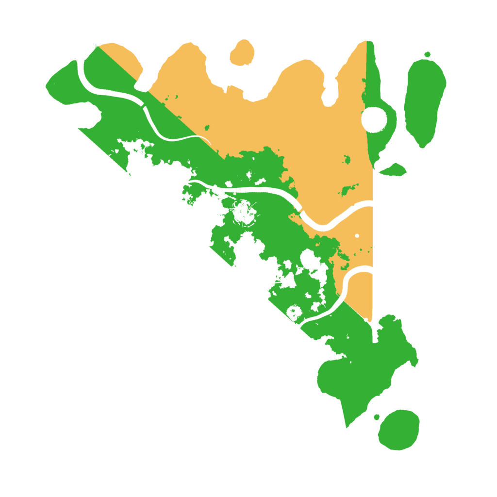 Biome Rust Map: Procedural Map, Size: 3500, Seed: 127406817