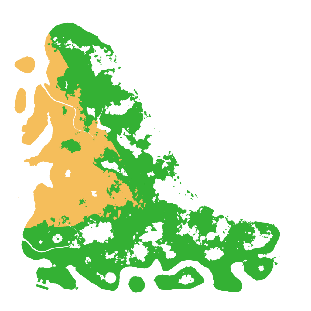 Biome Rust Map: Procedural Map, Size: 5000, Seed: 1489761259