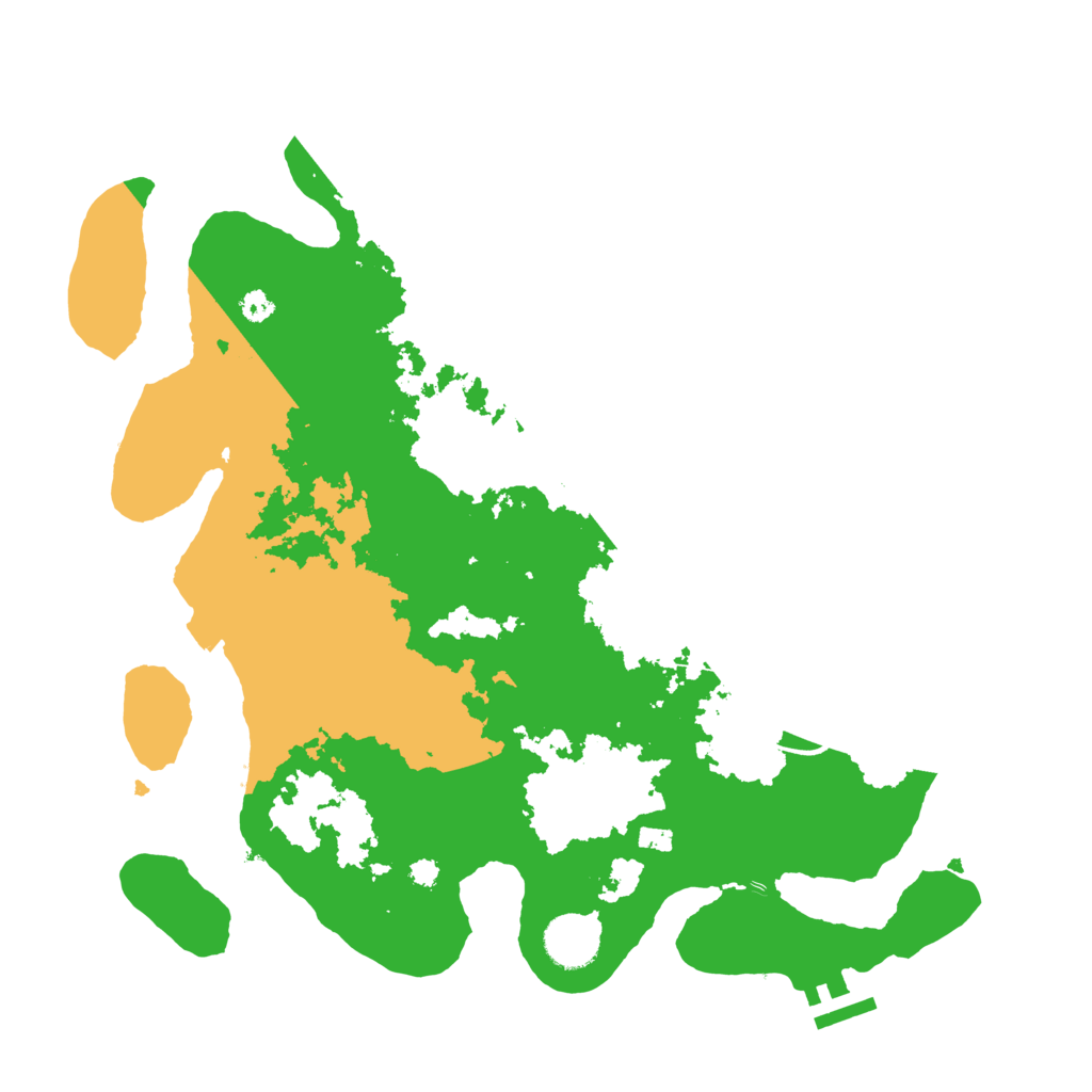 Biome Rust Map: Procedural Map, Size: 3500, Seed: 201939929