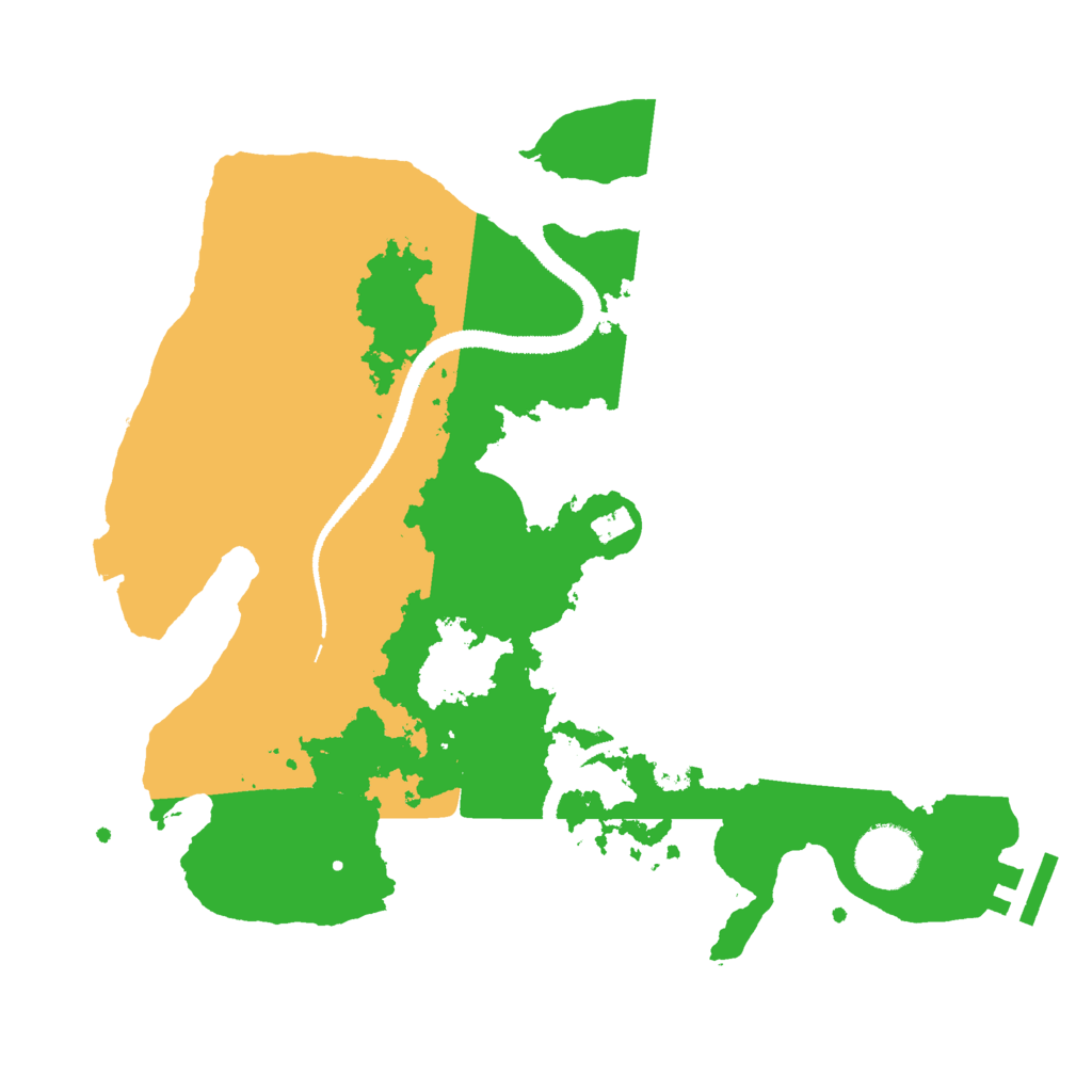 Biome Rust Map: Procedural Map, Size: 3000, Seed: 1142129187