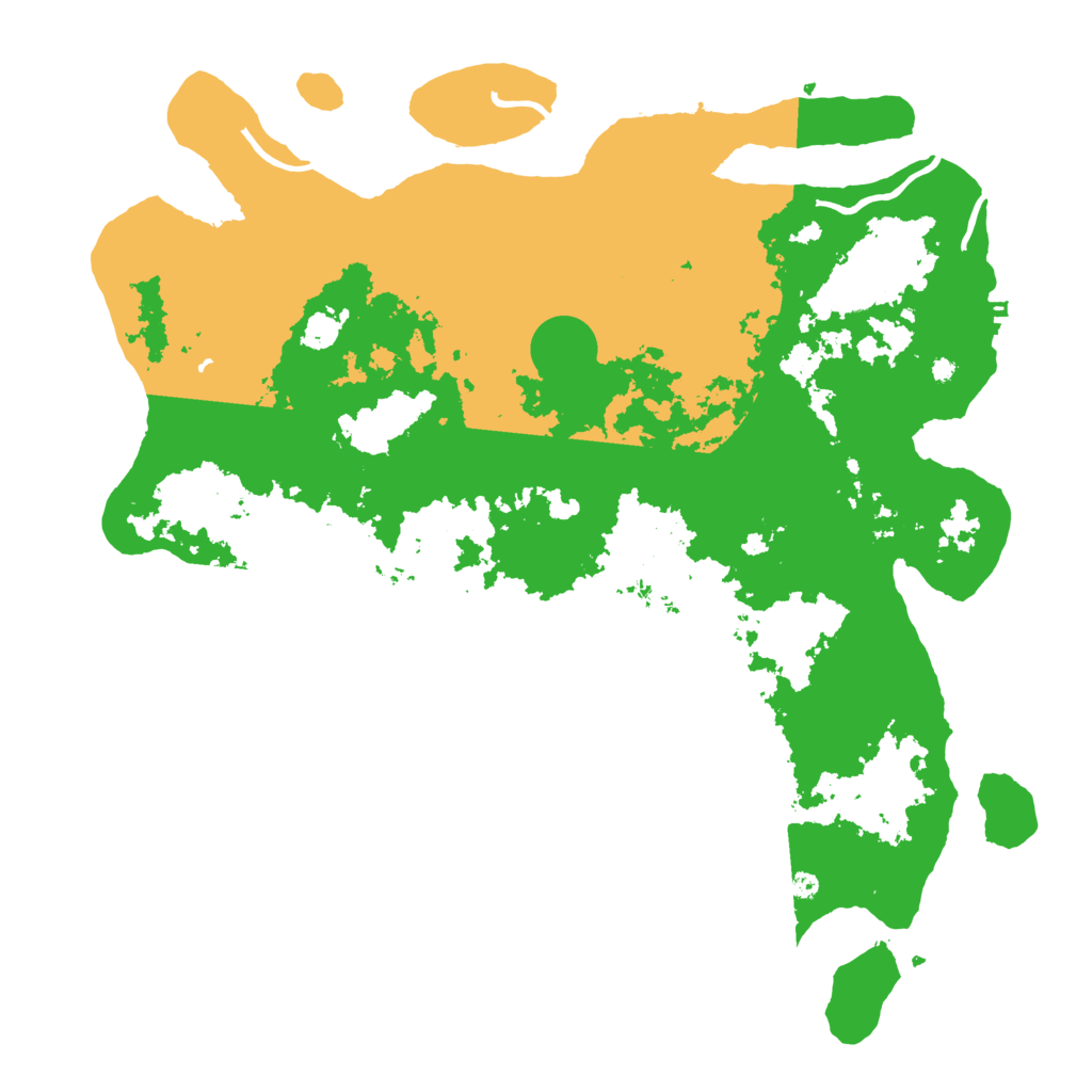 Biome Rust Map: Procedural Map, Size: 4300, Seed: 1995