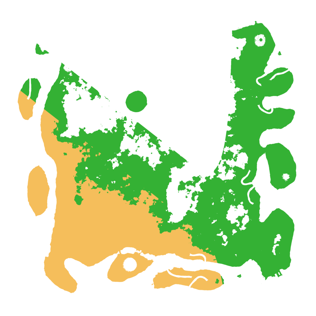 Biome Rust Map: Procedural Map, Size: 4100, Seed: 830092021