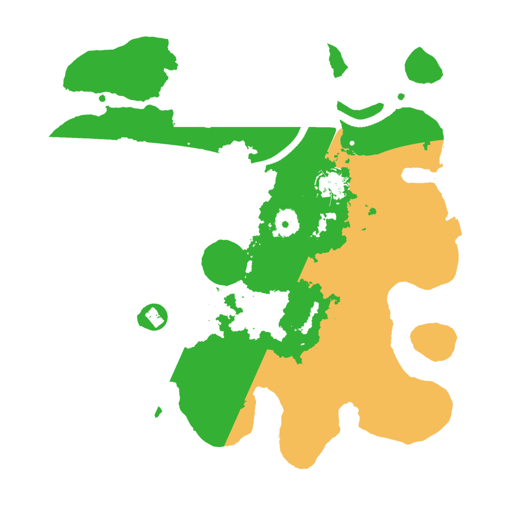 Biome Rust Map: Procedural Map, Size: 3000, Seed: 253915245