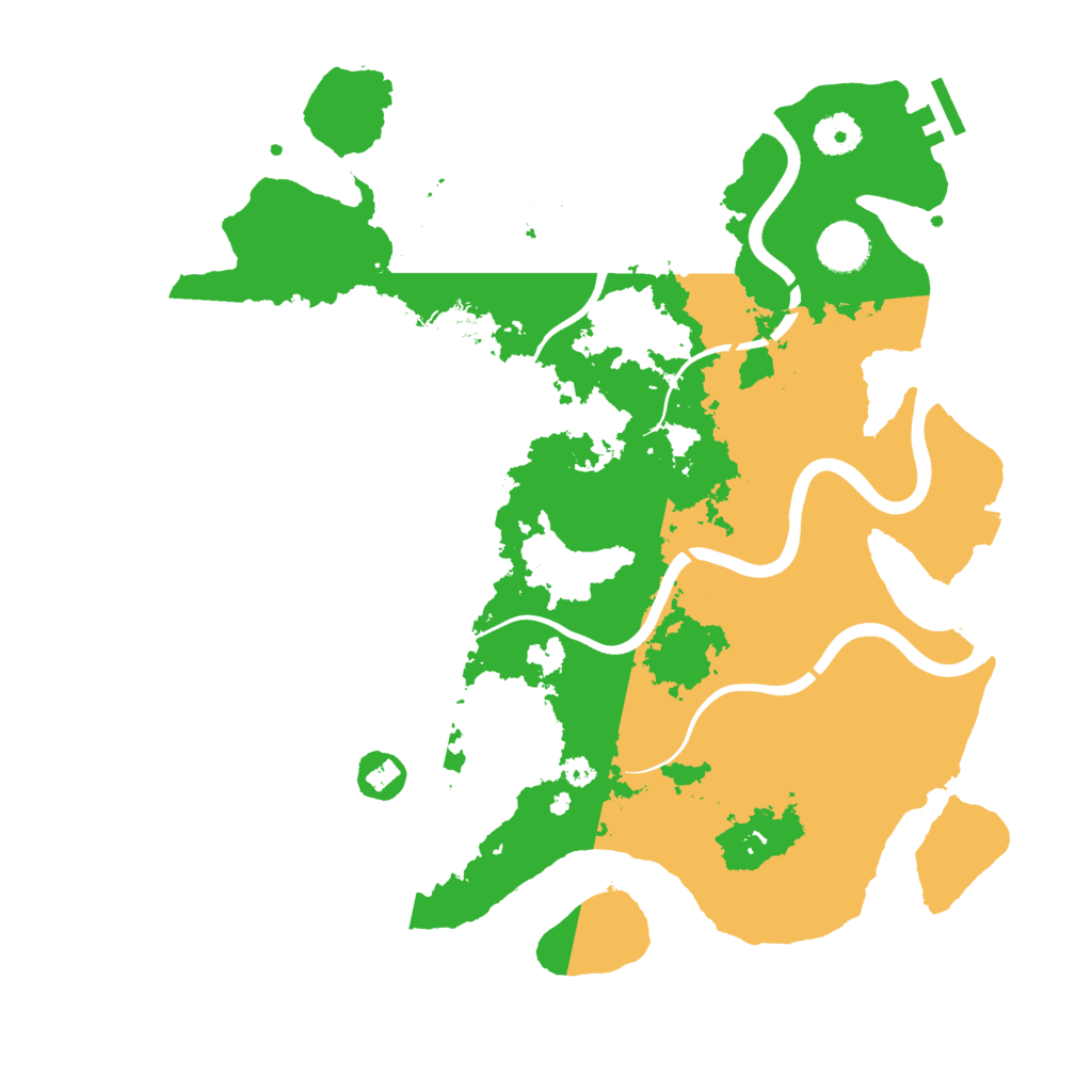 Biome Rust Map: Procedural Map, Size: 3721, Seed: 1693596525