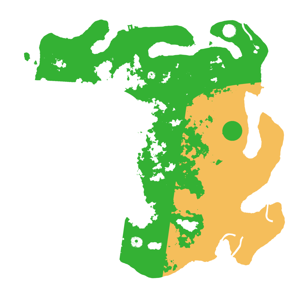 Biome Rust Map: Procedural Map, Size: 4000, Seed: 5254