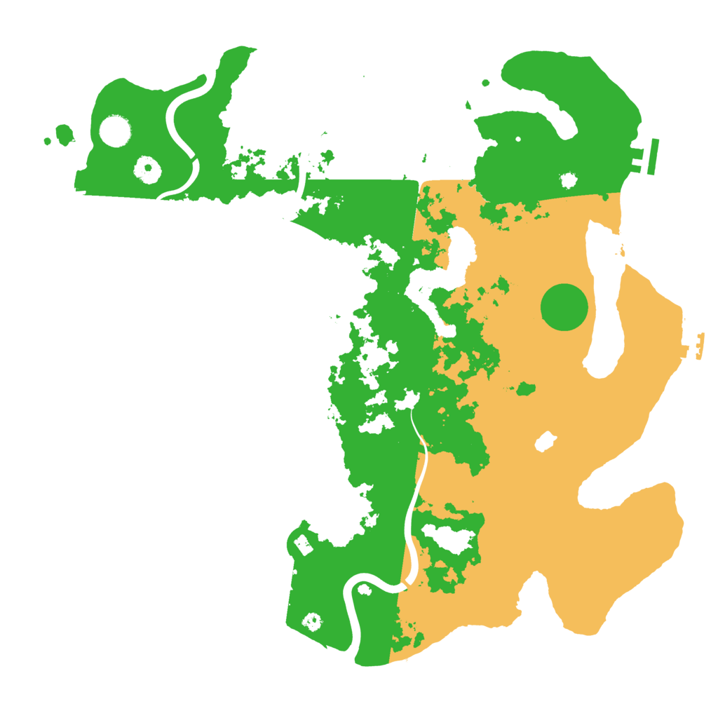 Biome Rust Map: Procedural Map, Size: 4000, Seed: 5254
