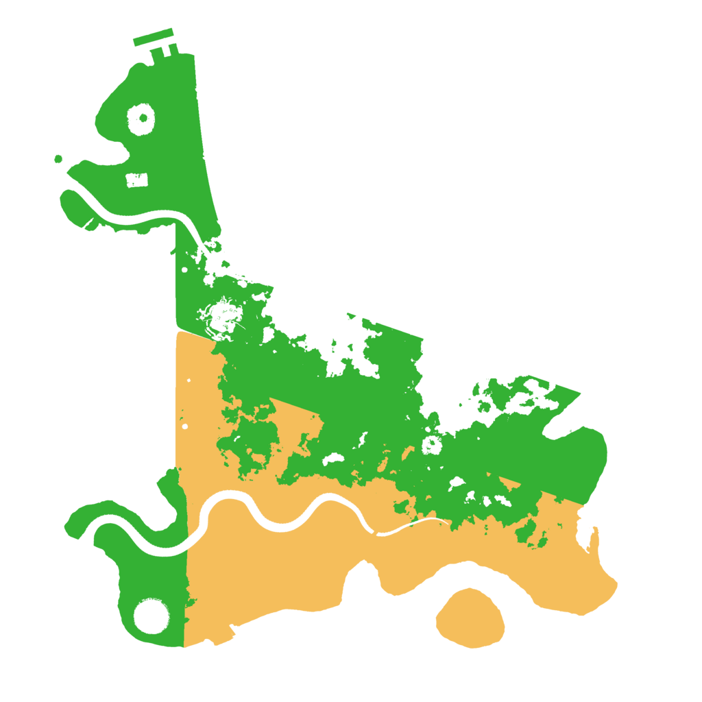 Biome Rust Map: Procedural Map, Size: 3500, Seed: 634936408