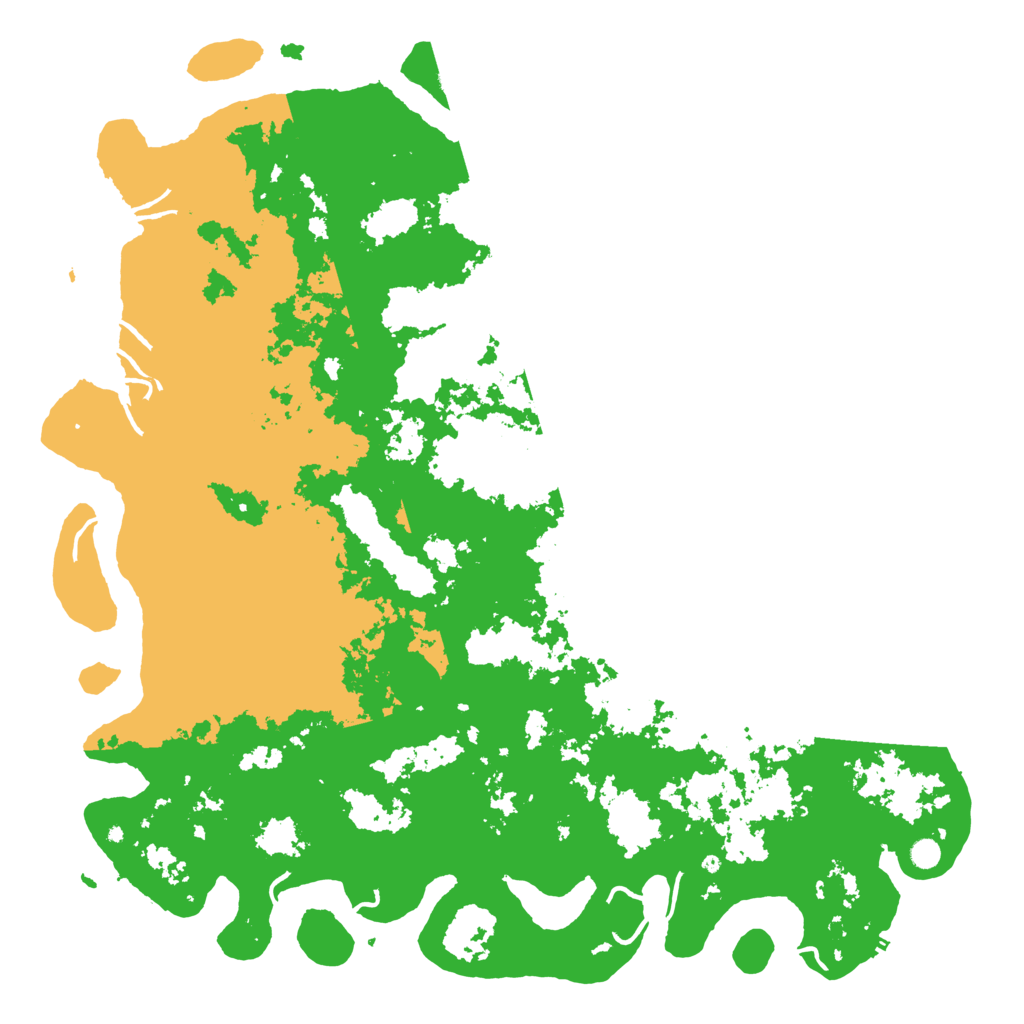 Biome Rust Map: Procedural Map, Size: 6000, Seed: 121816830