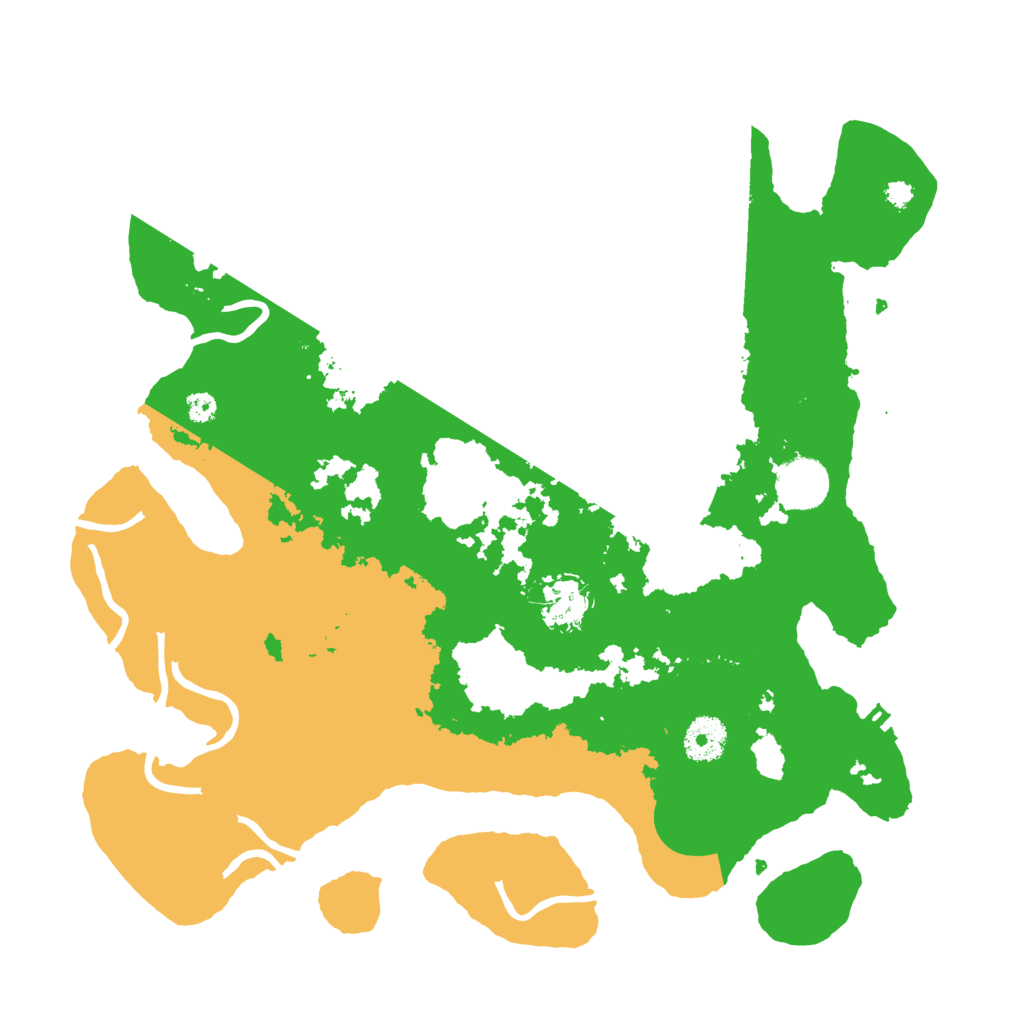 Biome Rust Map: Procedural Map, Size: 3500, Seed: 1584