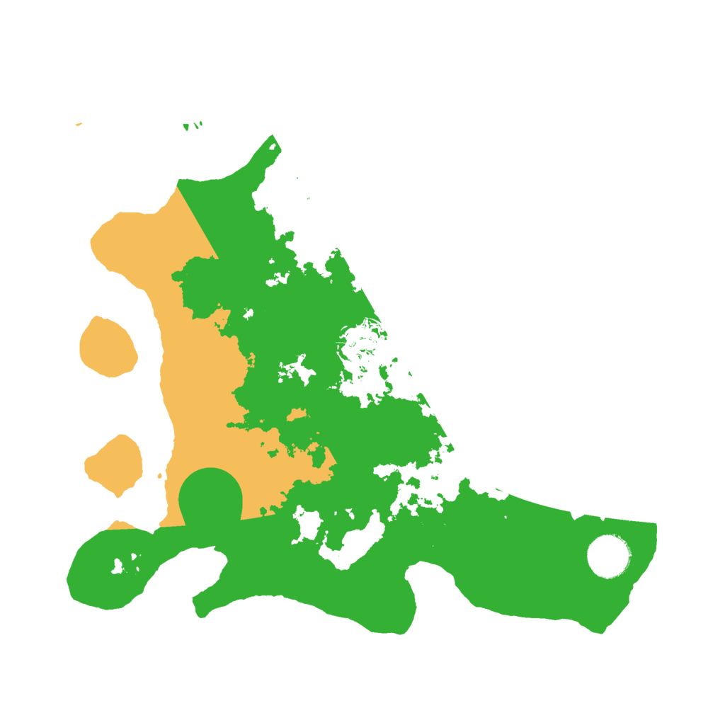 Biome Rust Map: Barren, Size: 3000, Seed: 123