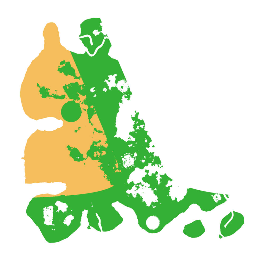 Biome Rust Map: Procedural Map, Size: 3500, Seed: 564217373