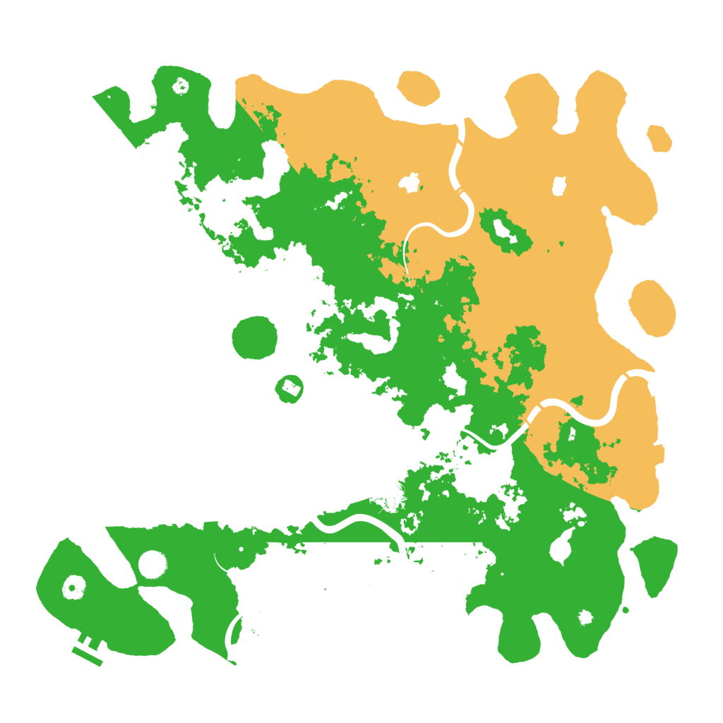 Biome Rust Map: Procedural Map, Size: 4500, Seed: 903525976